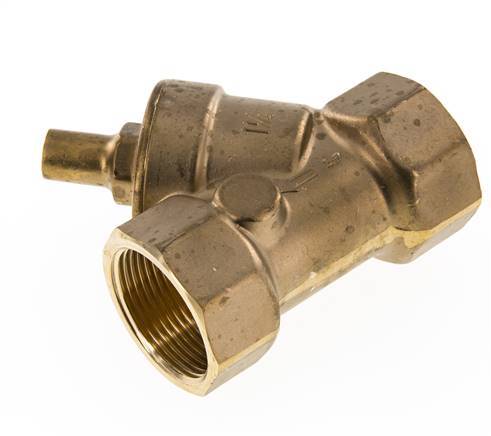 [V3HQ3] Rp 1-1/4'' Brass Y Check Valve 10 bar (145 psi) FKM