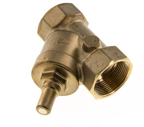 [V3HQ4] Rp 1-1/2'' Válvula De Retención Tipo Y En Latón 10 bar (145 psi) FKM