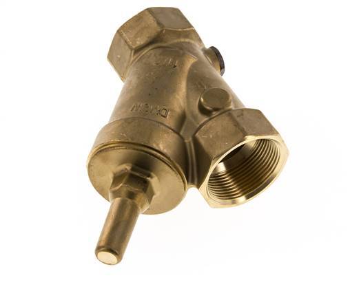 [V3HQ5] Rp 2'' Brass Y Check Valve 10 bar (145 psi) FKM