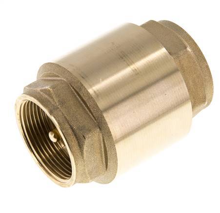 [V3HQB] G 1-1/2'' Messing Rückschlagventil Für Vakuum -0.95..18 Bar (-13.7..261 Psi)