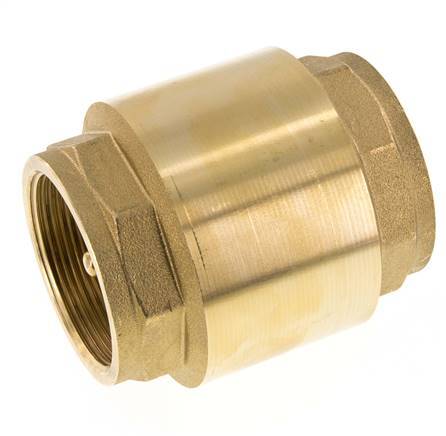 [V3HQC] G 2'' Brass Check Valve For Vacuum -0.95..18 bar (-13.7..261 psi)