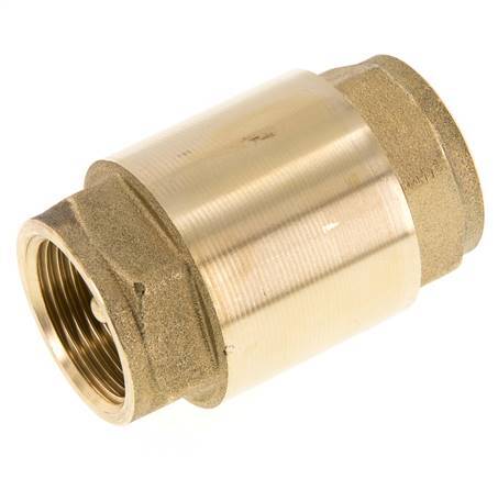 [V3HQ9] G 1'' Messing Rückschlagventil Für Vakuum -0.95..25 Bar (-13.7..362.5 Psi)