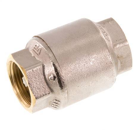 [V3HQN] G 3/4'' Válvula Antirretorno Niquelado Latón 20 Bar (290 Psi) NBR