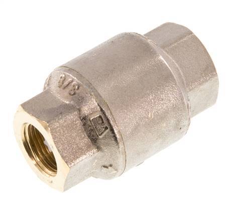 [V3HQK] G 3/8'' Nickel-Plated Brass Check Valve 20 bar (290 psi) NBR