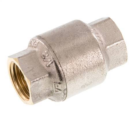 [V3HQM] G 1/2'' Nickel-Plated Brass Check Valve 20 bar (290 psi) NBR