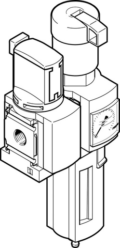 [P2WEP] Festo Unidad De Mantenimiento G1/4'' 0.5-7bar 1150l/min 40µm - 8042668