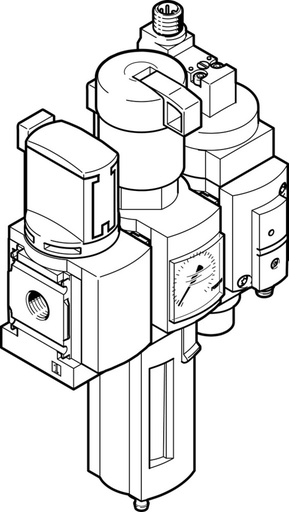 [P2WFM] Festo Luchtverzorgingsunit G1/2'' 4-7bar 4400l/min 40µm - 8042670