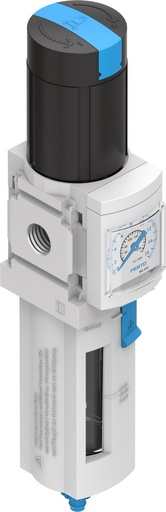 [P2WGK] Festo Compressed Air Filter Regulator G1/4'' 0.5-12bar 1500l/min 40µm - 529157