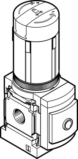 [P2WV6] Festo Regulador De Presión G1/2'' 0.3-7bar 6300l/min - 530326