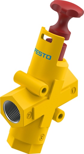 [P2WZU] Festo Robinet D'Arrêt G1'' 1-10bar 10000l/min - 197136