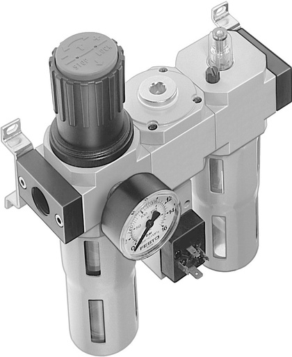 [P2X76] Festo Unidad De Mantenimiento G1/4'' 0.5-12bar 980l/min 40µm Mini - 185806
