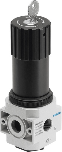 [P2YE4] Festo Drukregelaar Aansluitplaat 0.5-12bar 3800l/min Midi - 194686