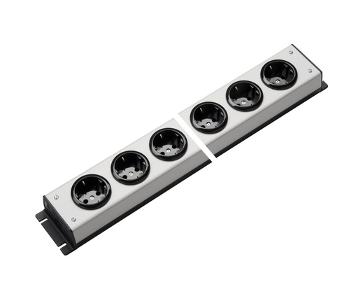 [E3QZE-X10] Martin Kaiser Power Outlet Strip 4-Way 90 Degrees With Earthing Contact (European Socket) - 1002/4l-sw [10 Pieces]