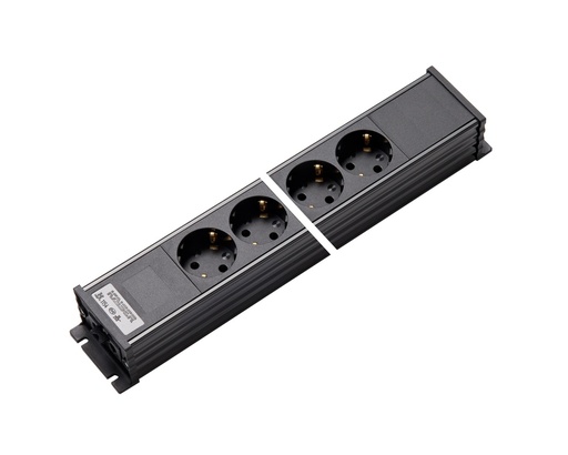 [E3R4Z-X10] Martin Kaiser 12V Power Strip Without Switch Black (European Socket) - 1154/12-2/sw [10 Pieces]