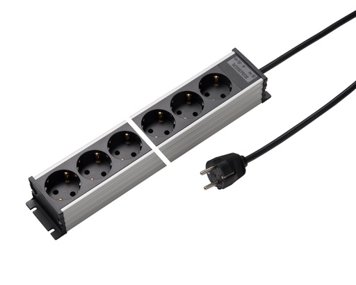 [E3R89-X10] Martin Kaiser Power Outlet Strip 12-Way without Switch Cable (European Socket) - 1102ZL12l-sw15 [10 Pieces]