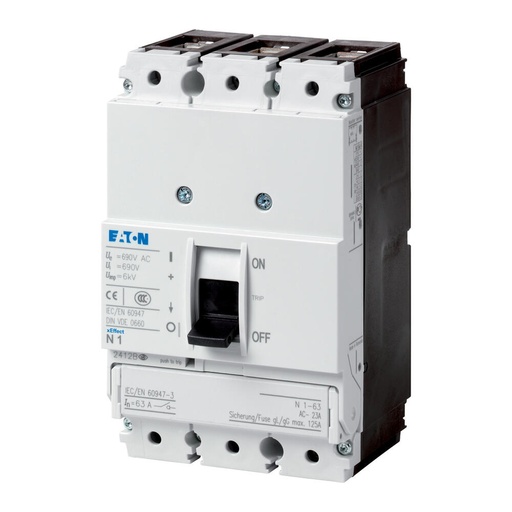 [E3T77] Eaton N1-63 Interrupteur Déconnecteur Trois Pôles 63A - 259143