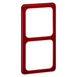 [E3TA8] Peha Standard Doppelrahmen Abdeckung Rot - 00552211