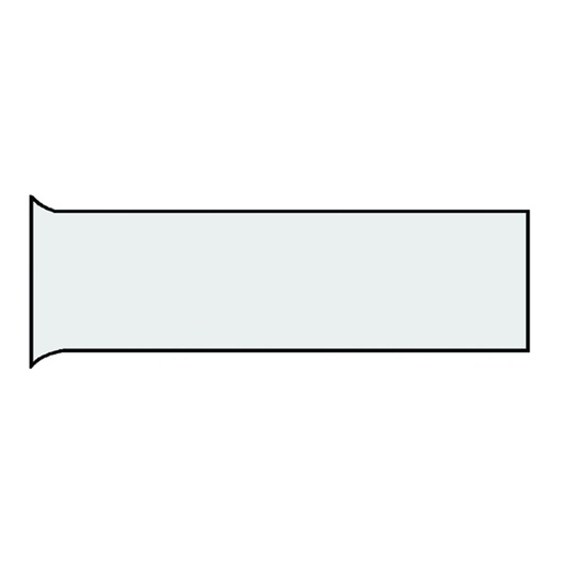 [E3T9Z] Ferrule De Cable No Aislada 10mm² 20mm Longitud - 710145 [100 Piezas]