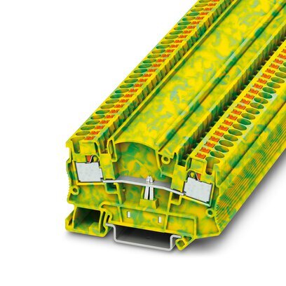 [E3TBP] Phoenix Contact Push-In Bloc De Jonction De Terre PTMED 4-PE - 3212154
