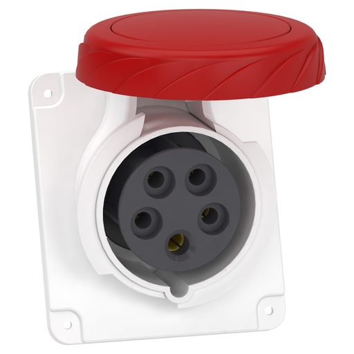 [E3TDW] Toma De Panel Angulada PratiKa 16A 5P 400V IP67 - PKF16F735