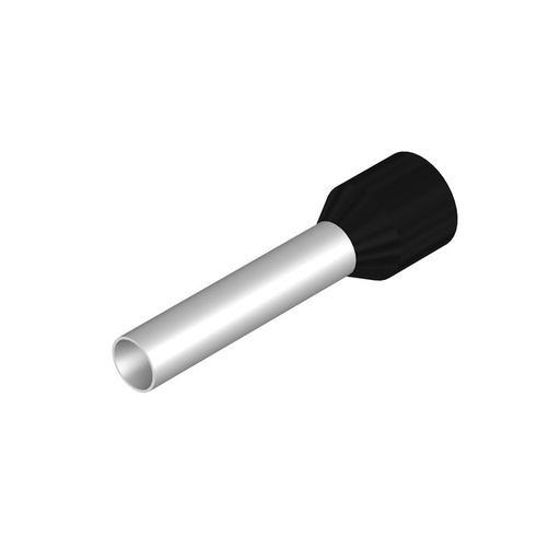 [E3TGM] Weidmuller 6mm² Black Wire End Ferrule Kit - 0565700000 [100 Pieces]