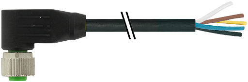 [E3TKH] M12 Sensor Cable 4-Pin Female 90° PUR 10M - 7000-12341-6341000