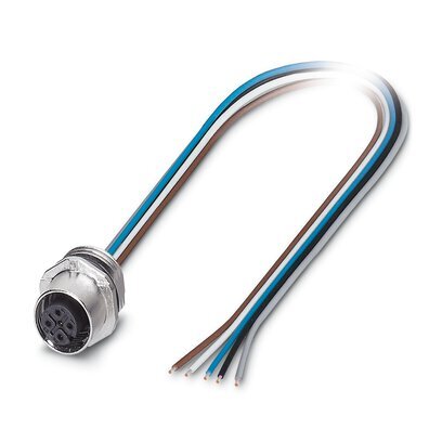 [E3TMZ] Phoenix Contact M12 Conector De Montaje Frontal De 5 Pines - 1520039