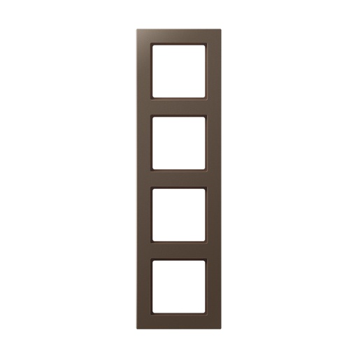 [E3TN4] Jung A Creation 4 Gang Cover Frame Mocha - AC584MO
