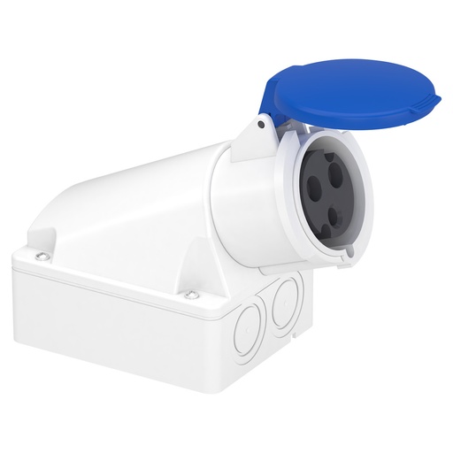 [E3TP6] Schneider Electric 32A IP44 Prise Murale 3 Pôles 220V - 83116