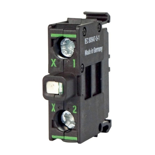 [E3TNX] Green LED Panel Indicator 12-30V AC/DC Base Mount - 216562
