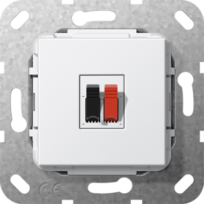 [E3TS4] Gira Systeem 55 Enkele Luidspreker Aansluitinvoeg Wit - 569203