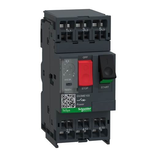 [E3TSP] TeSys GV2ME103 Motor Circuit Breaker 4-6.3A - GV2ME103
