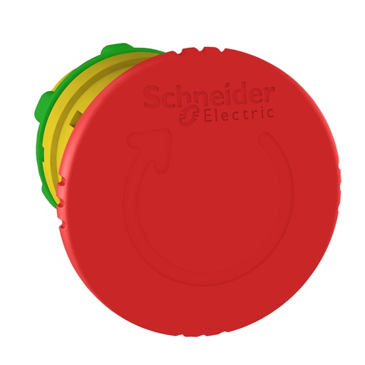 [E3TST] Schneider Electric Emergency Stop Head 40mm Turn Release - ZB5AS844