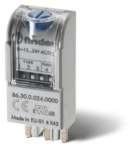 [E3TT5] Finder 86.30 Module De Minuteur Multifonction 12-24V CA/CC - 86.30.0.024.0000
