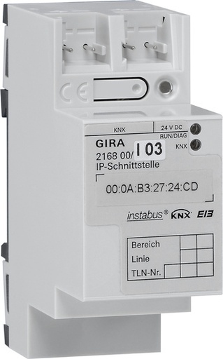 [E3TXT] GIRA KNX IP Interface DIN Rail - 216800