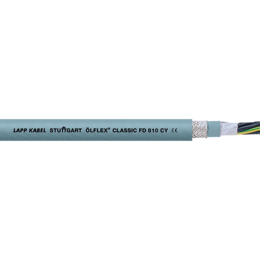 [E3TZP] Lapp Olflex Classic FD 810 CY 7G1.5 Shielded Control Cable - 0026253
