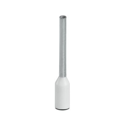 [E3U2U] Phoenix Contact Ferrule Blanche 0.5mm² 12mm Longueur - 3200506 [100 Pièces]