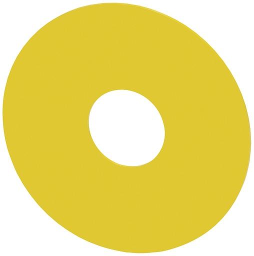 [E3U6T] Placa De Soporte De Parada De Emergencia Siemens 75mm Amarillo - 3SU19000BC310AA0