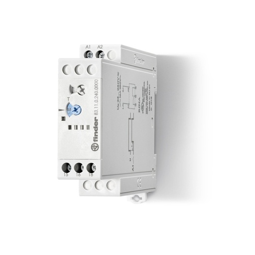 [E3UBR] Finder 83.11 Industrielles Zeitverzögerungsrelais 16A 24-240V AC/DC - 83.11.0.240.0000