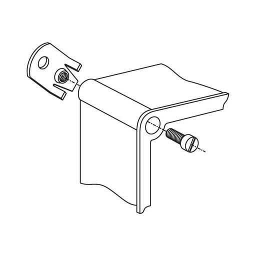[E3UDZ] Eaton Halyester Hoekbeugel Bevestigingsset - 1064171 [4 Stukken]