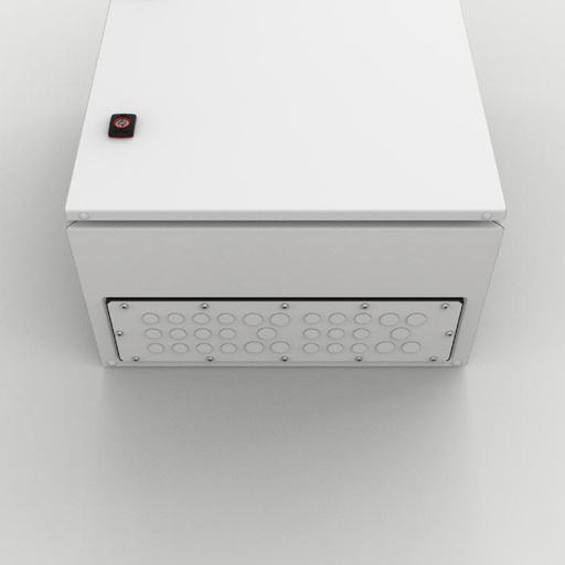 [E3UHE] Nvent Hoffman Plaque De Gland En Acier Avec Knockouts 310x96mm - Afk21r5