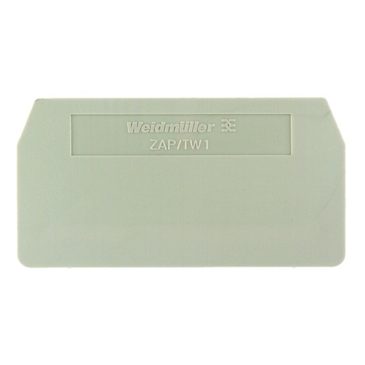 [E3UJP] Weidmuller ZAP/TW Terminal Partition End Plate - 1608740000