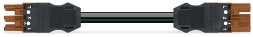 [E3UKE] Wago Vorgefertigtes Verbindungs-Kabel 3x1.5mm Eca Braun - 771-9973/006-105