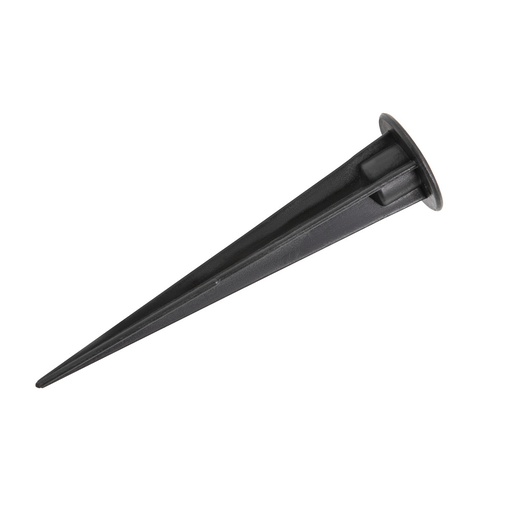 [E3UNT] SLV Outdoor Ground Mounting Spike 175mm Black - 900011