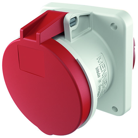 [E3UNX] Mennekes 63A 5P Toma De Corriente De Montaje Industrial 400V IP44 - 1252A