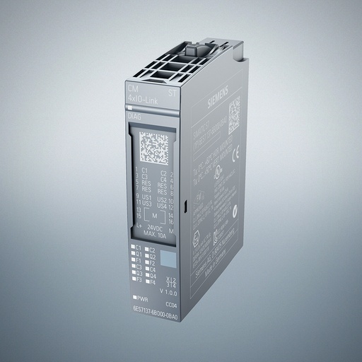 [E3UQH] Siemens Et 200Sp Cm 4X Io-Link St Communicatiemodule - 6Es71376Bd000Ba0