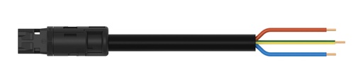 [E3URH] Vorgemontiertes Eca Kabel 3G2.5 Mit Offener Endung 1M - 774-9993/207-101