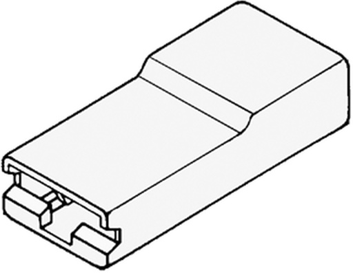 [E3UR3] Nylon Insulation Cap With Lock For 6.3mm Terminals - 410080 [100 Pieces]