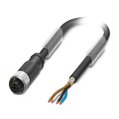 [E3UTW] Phoenix M12 4-Pin Shielded Sensor Cable 5M PUR - 1682867