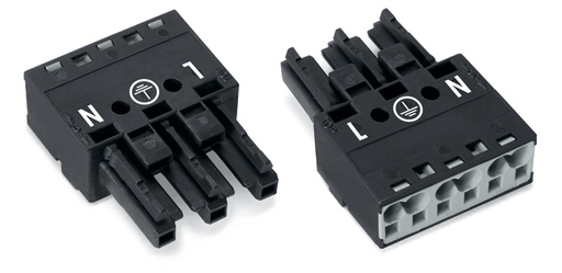 [E3UVC] WAGO 770-203 WINSTA MIDI 3-poliger Weiblicher Stecker Schwarz - 770-203